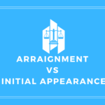 Arraignment vs Initial Appearance