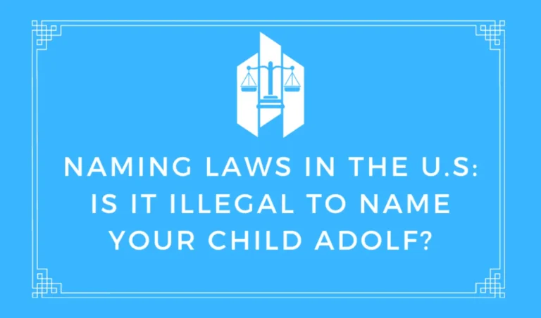 Is It Illegal to Name Your Child Adolf